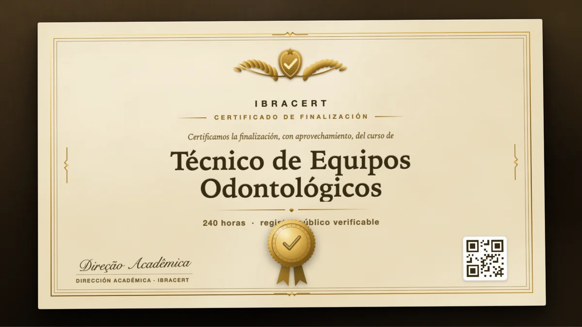 Portada del curso Técnico de Equipos Odontológicos