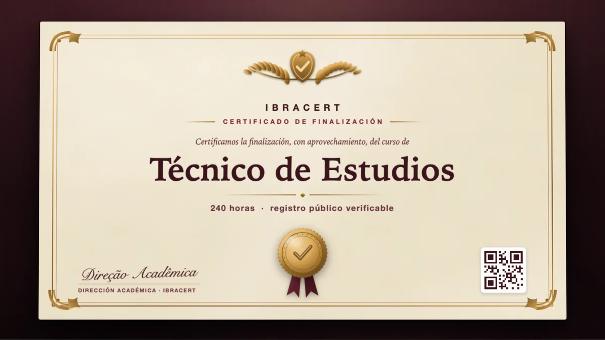Portada del curso Técnico de Estudios