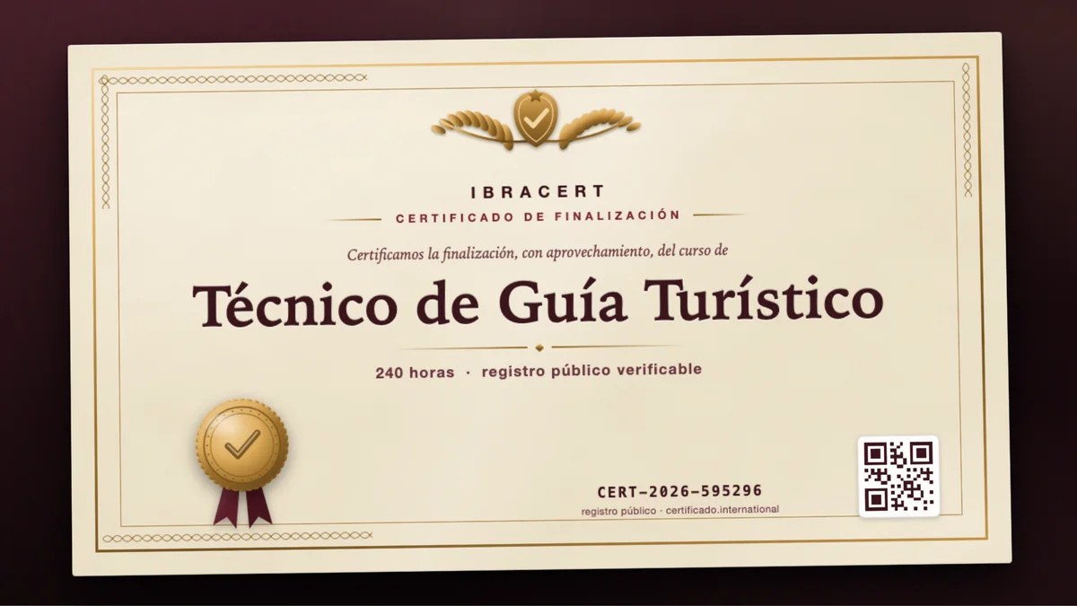 Portada del curso Técnico de Guía Turístico