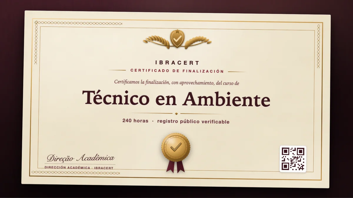 Portada del curso Técnico en Ambiente