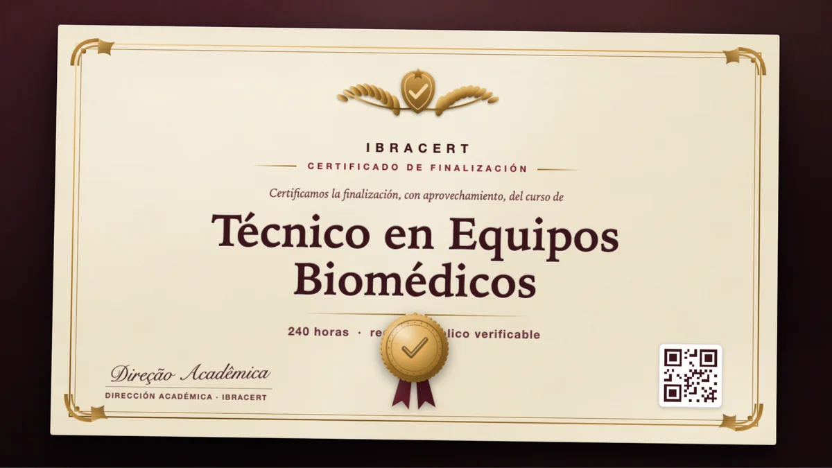 Portada del curso Técnico en Equipos Biomédicos
