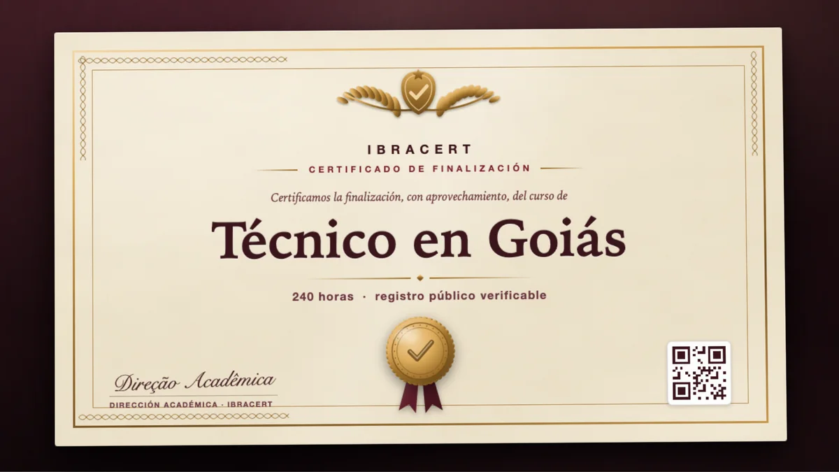 Portada del curso Técnico en Goiás