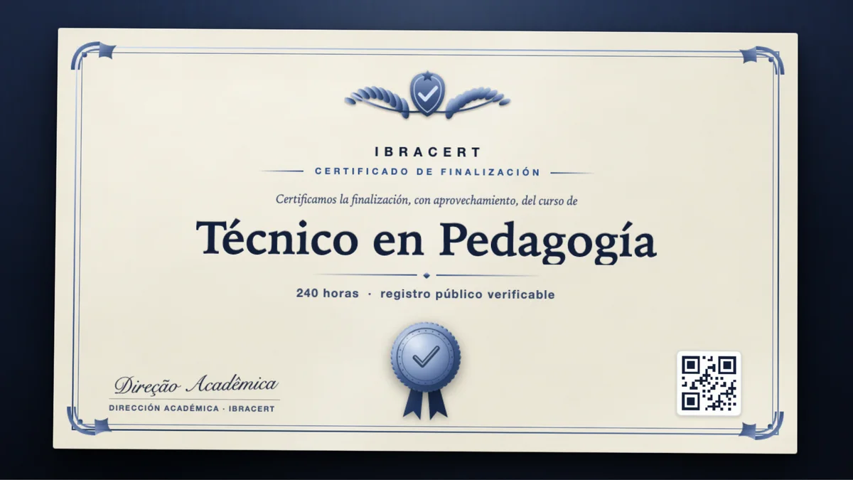 Portada del curso Técnico en Pedagogía