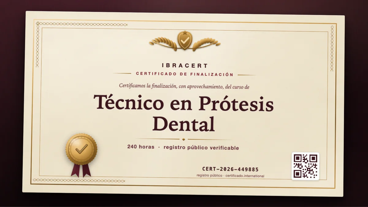 Portada del curso Técnico en Prótesis Dental