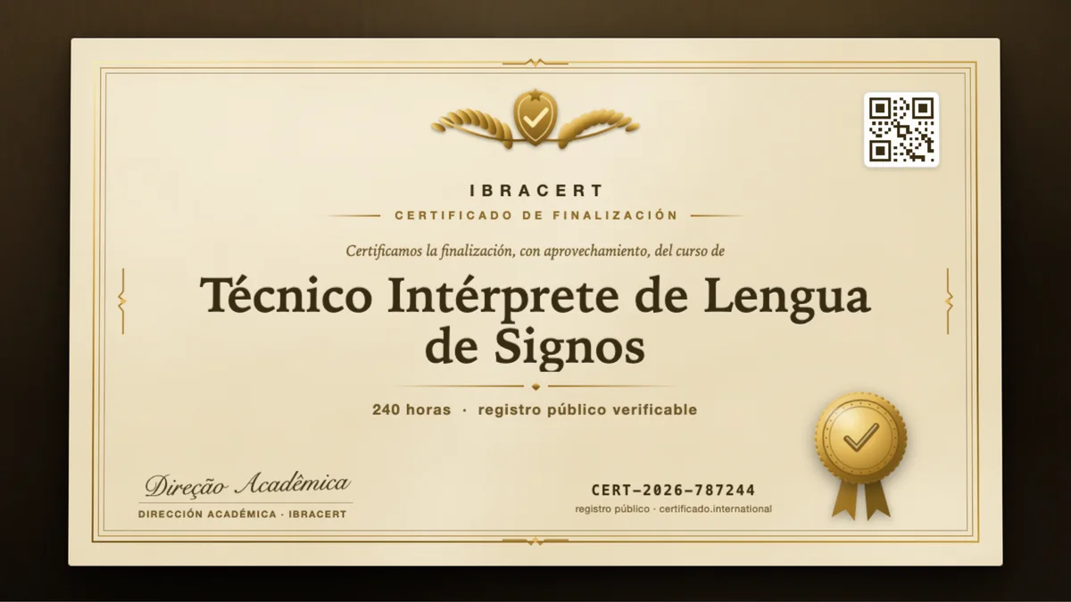 Portada del curso Técnico Intérprete de Lengua de Signos