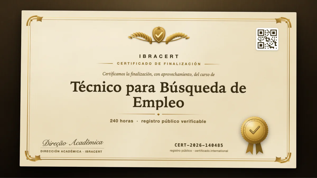Portada del curso Técnico para Búsqueda de Empleo