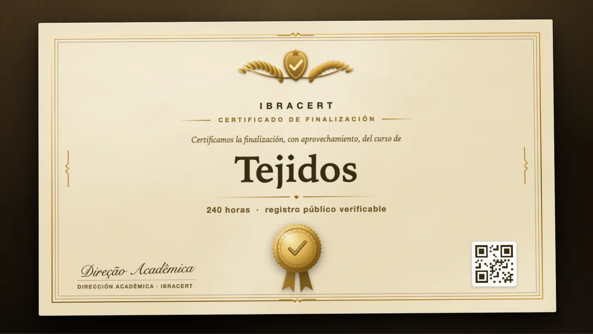 Portada del curso Tejidos