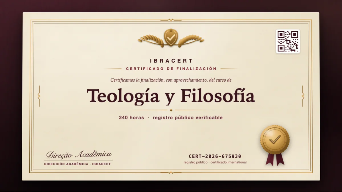 Portada del curso Teología y Filosofía