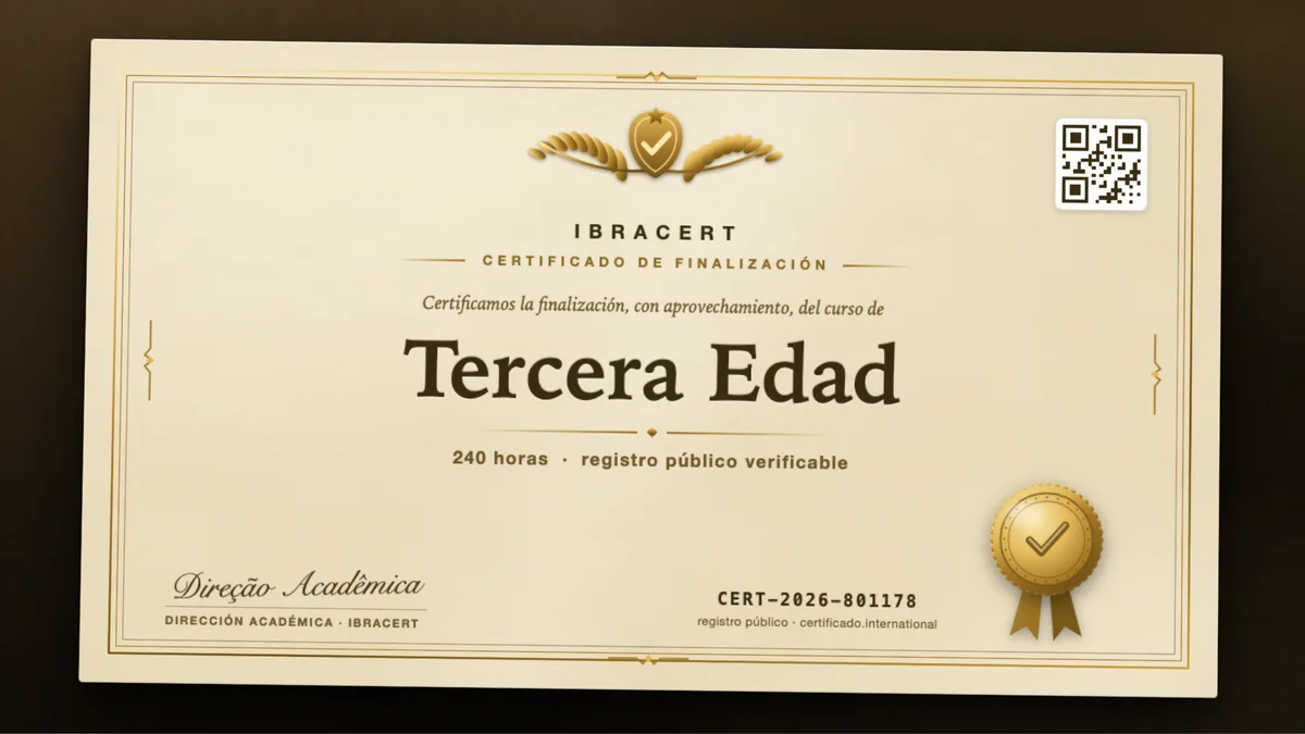 Portada del curso Tercera Edad