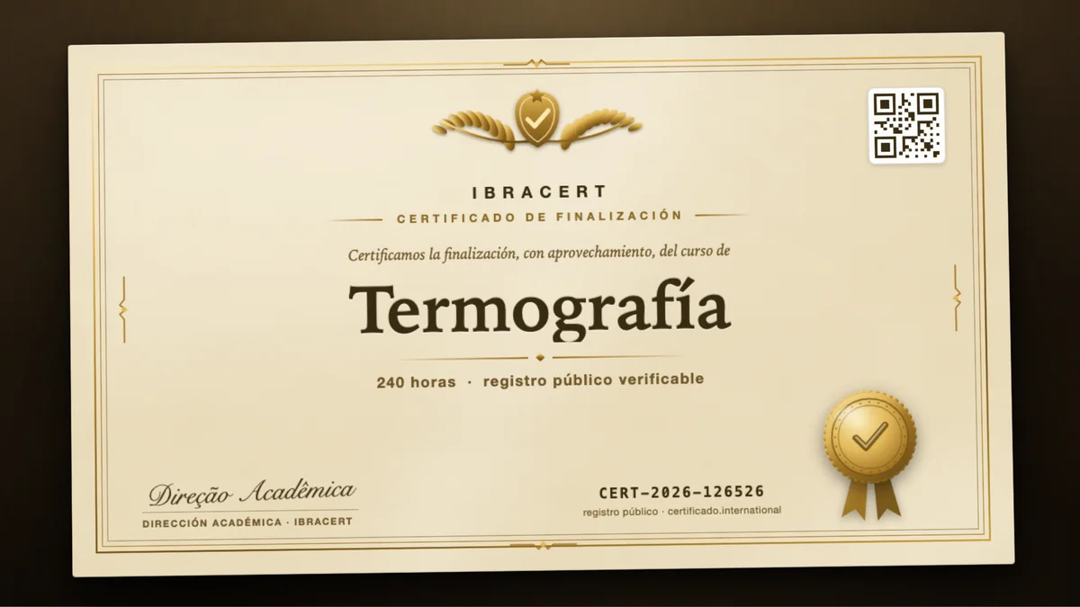 Portada del curso Termografía