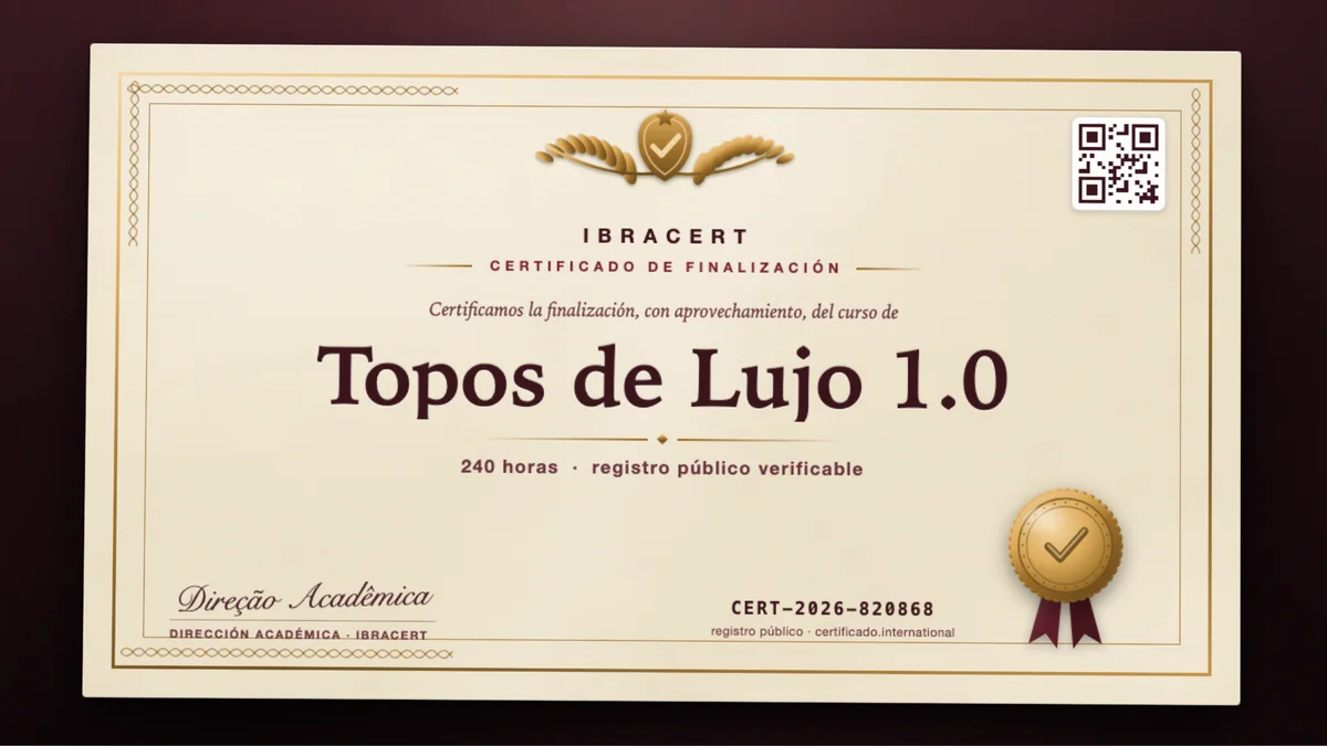Portada del curso Topos de Lujo 1.0