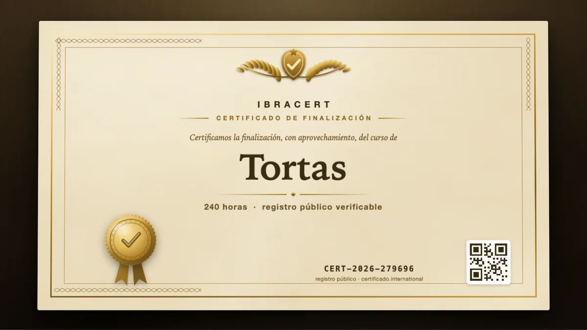 Portada del curso Tortas