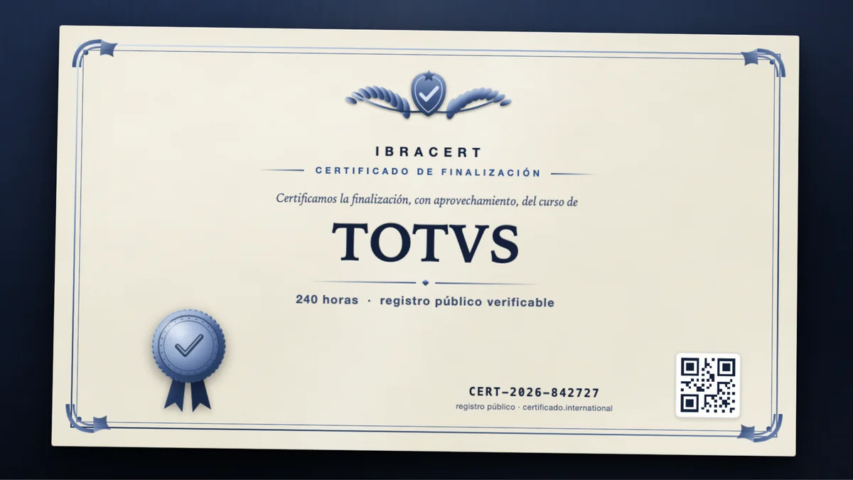 Portada del curso TOTVS