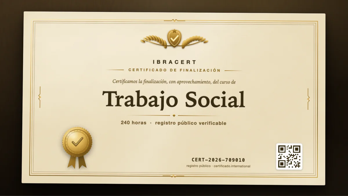 Portada del curso Trabajo Social