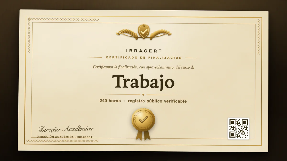 Portada del curso Trabajo