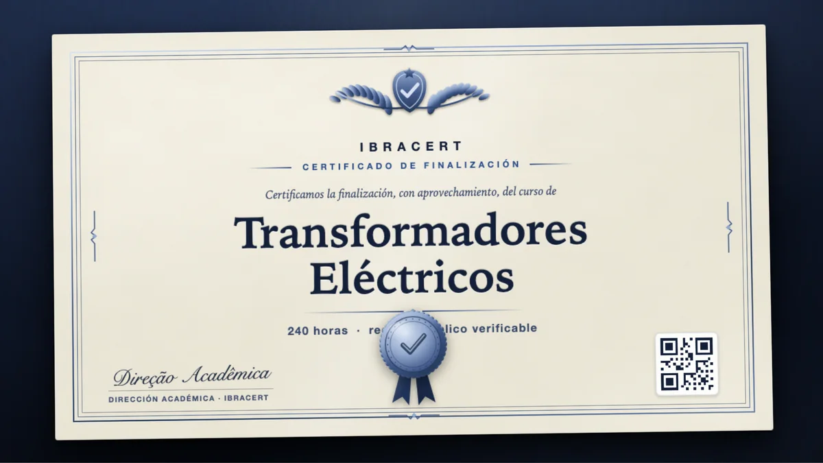 Portada del curso Transformadores Eléctricos