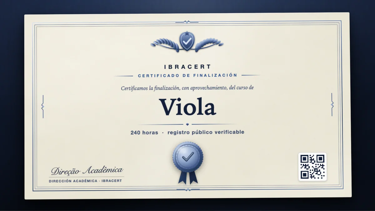 Portada del curso Viola