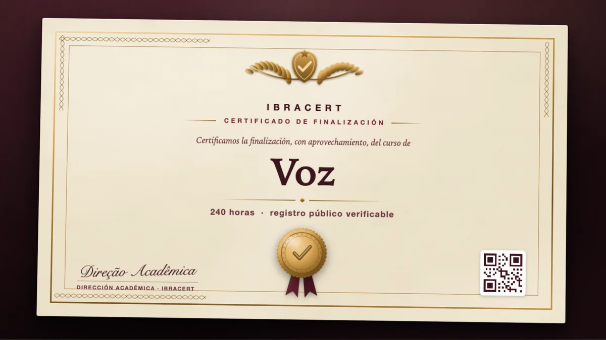 Portada del curso Voz