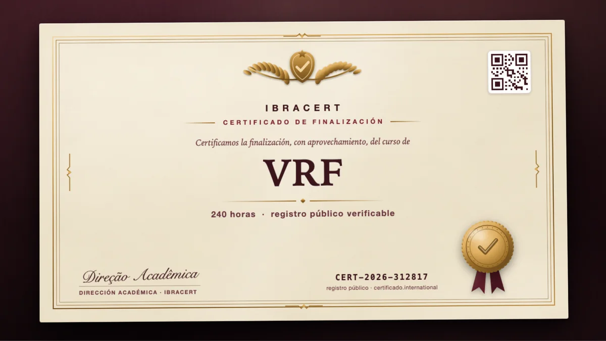 Portada del curso VRF