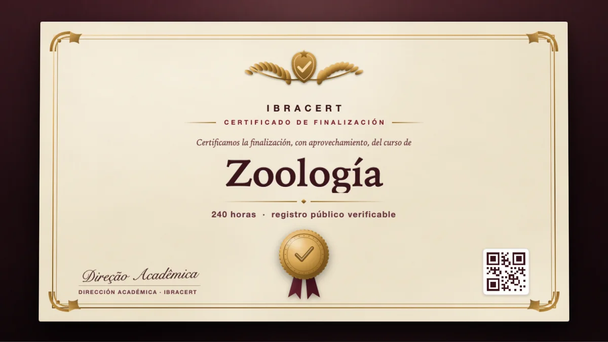 Portada del curso Zoología