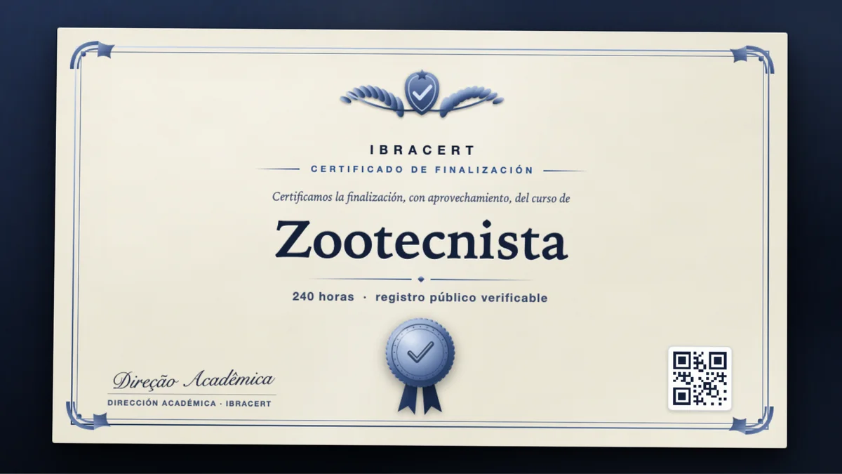 Portada del curso Zootecnista