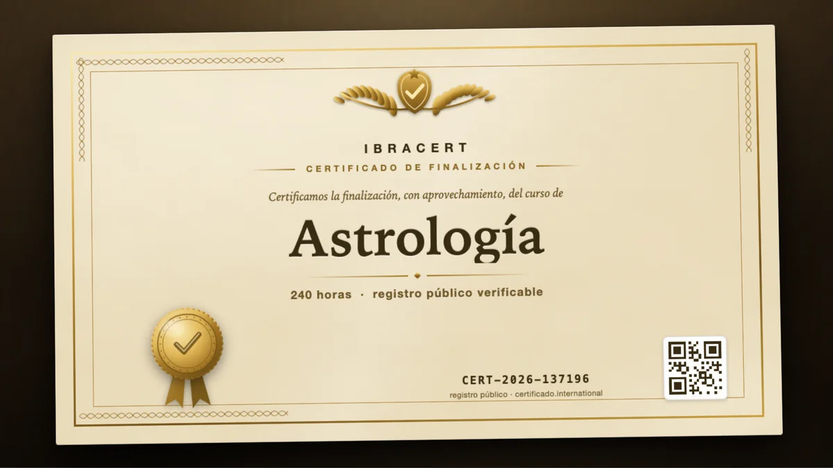 Portada del curso Astrología