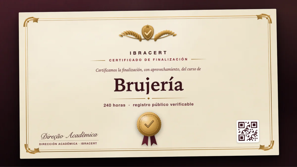 Portada del curso Brujería