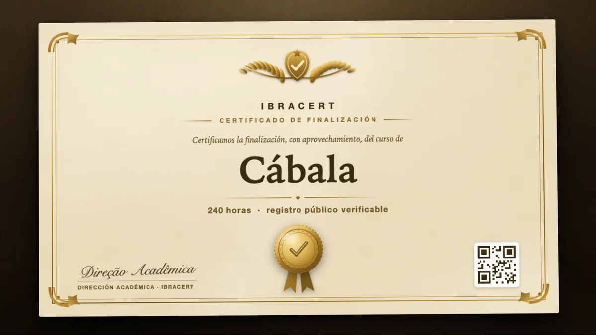 Portada del curso Cábala