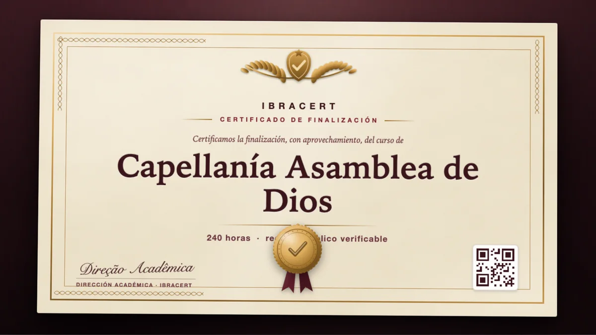 Portada del curso Capellanía Asamblea de Dios