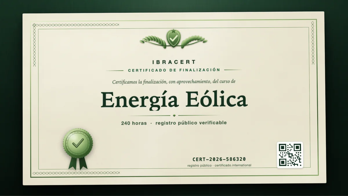 Portada del curso Energía Eólica