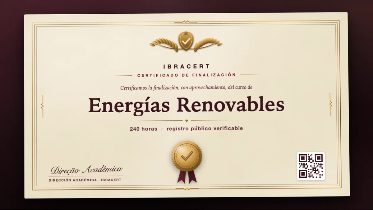 Portada del curso Energías Renovables