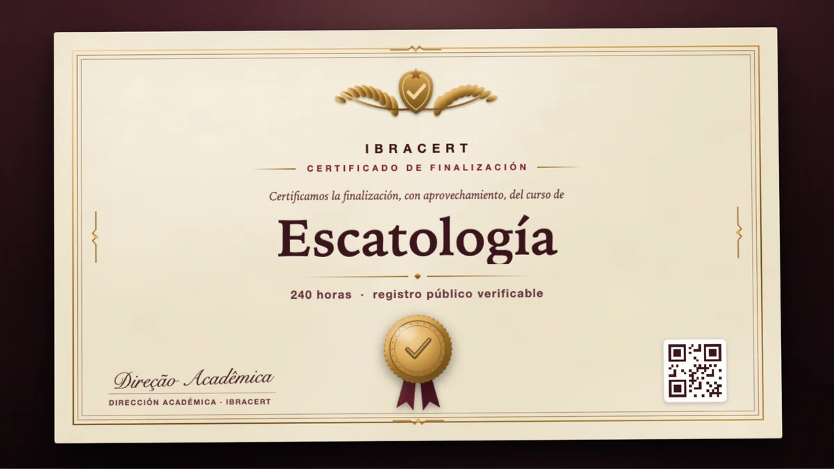 Portada del curso Escatología