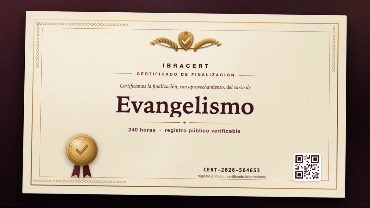 Portada del curso Evangelismo