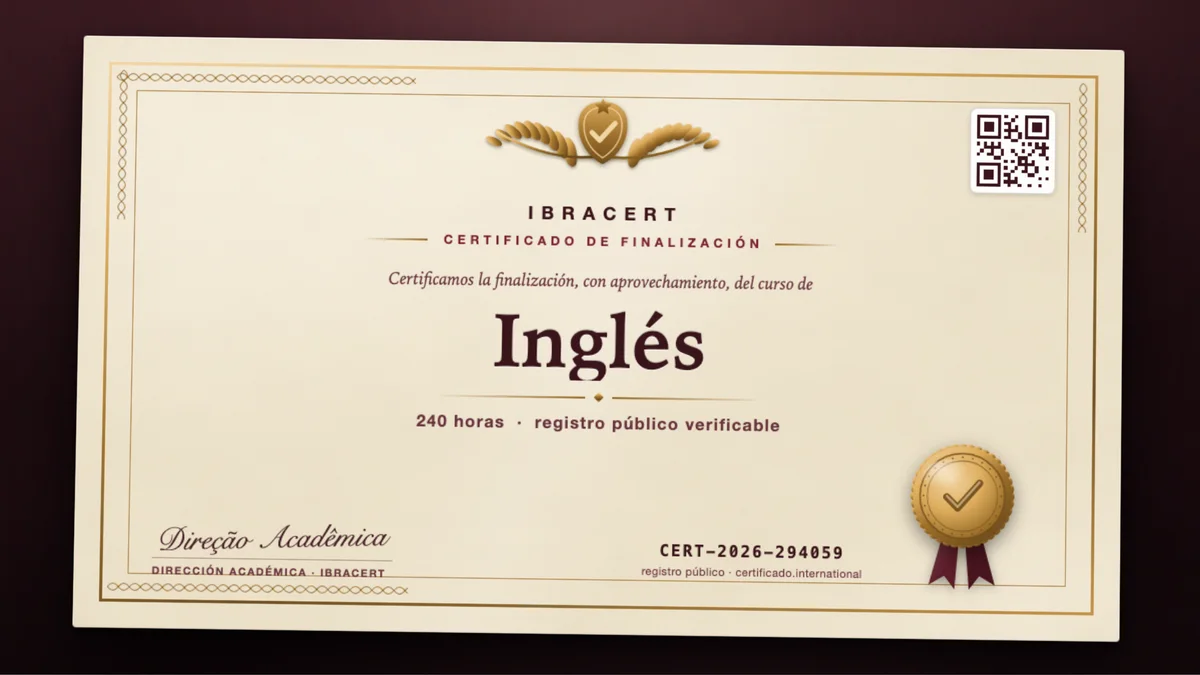 Portada del curso Inglés