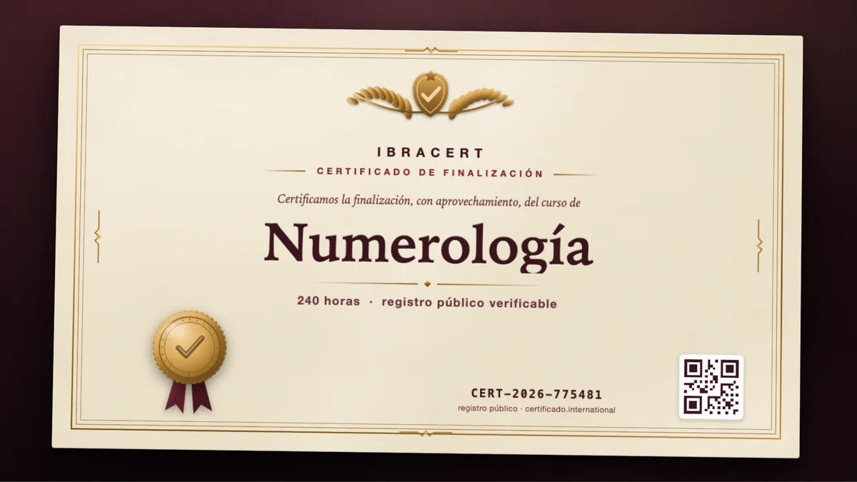 Portada del curso Numerología