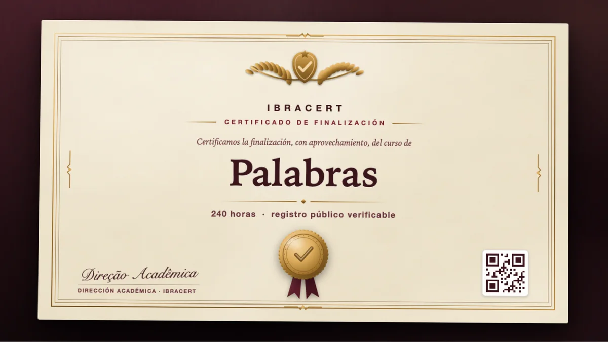 Portada del curso Palabras