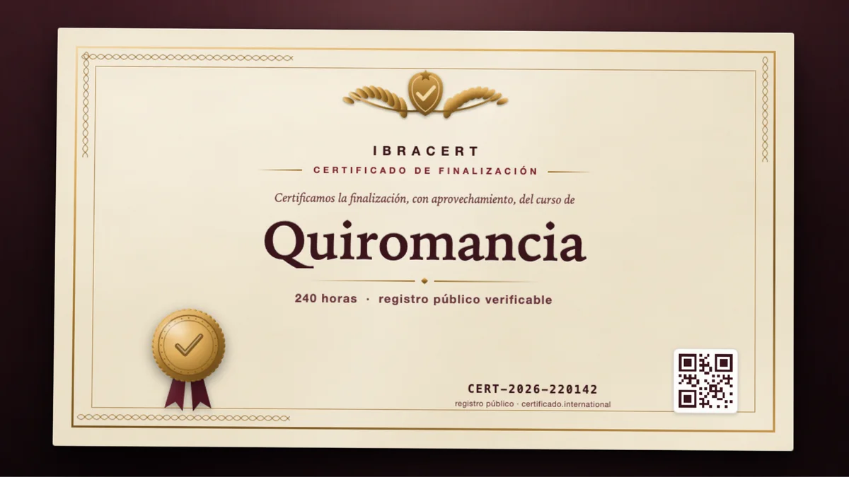Portada del curso Quiromancia