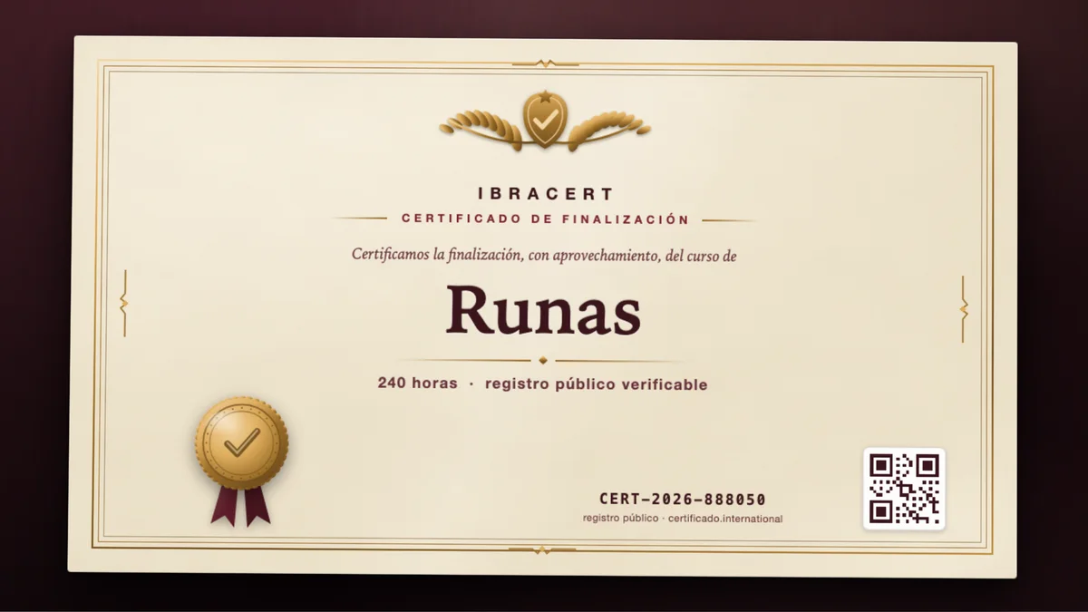 Portada del curso Runas