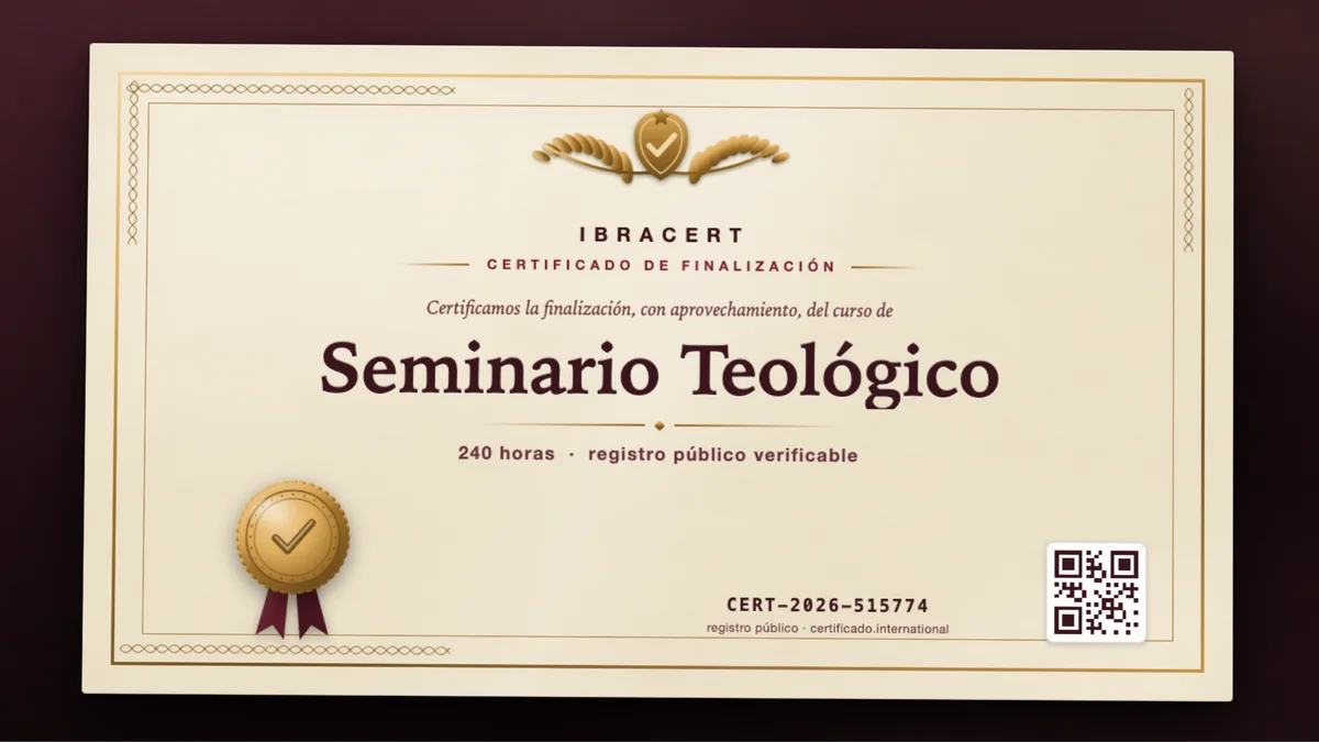 Portada del curso Seminario Teológico