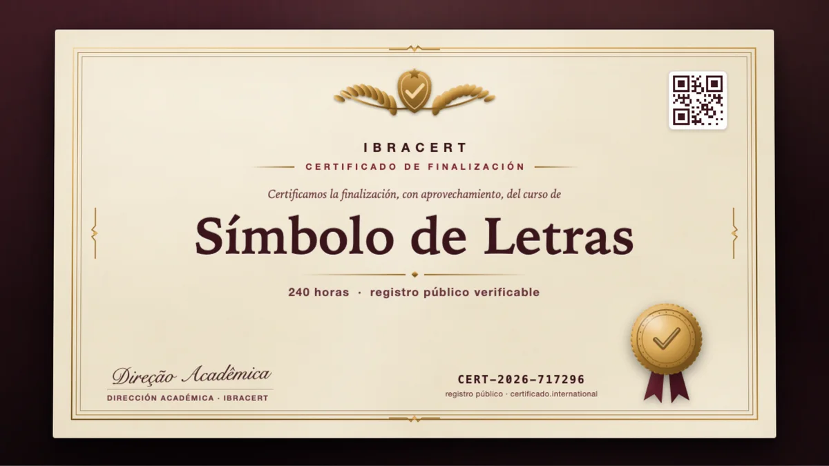 Portada del curso Símbolo de Letras