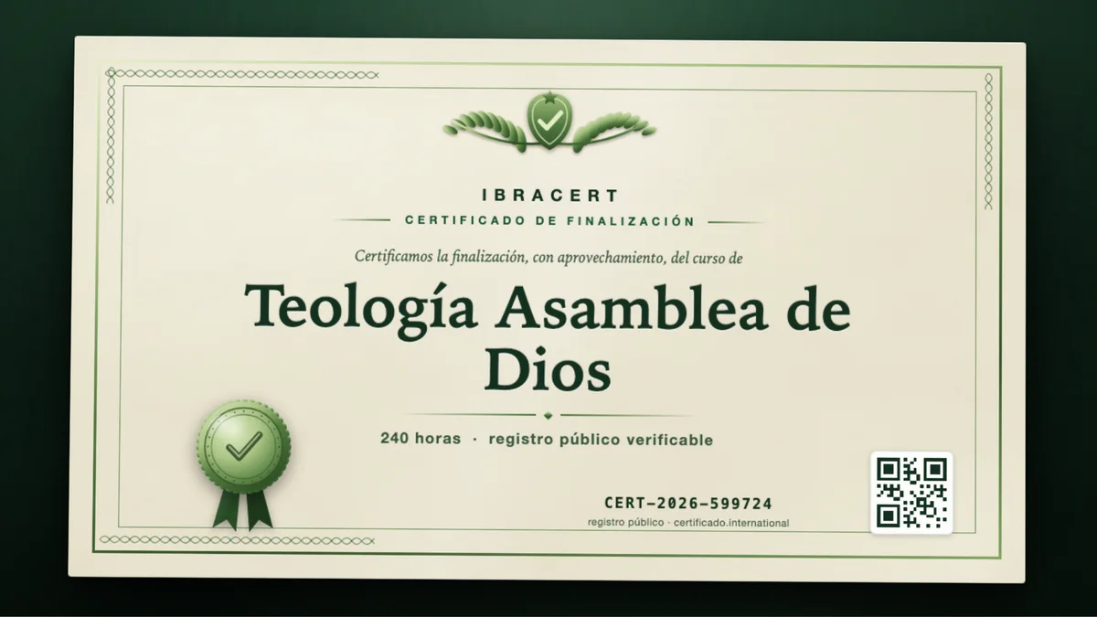 Portada del curso Teología Asamblea de Dios