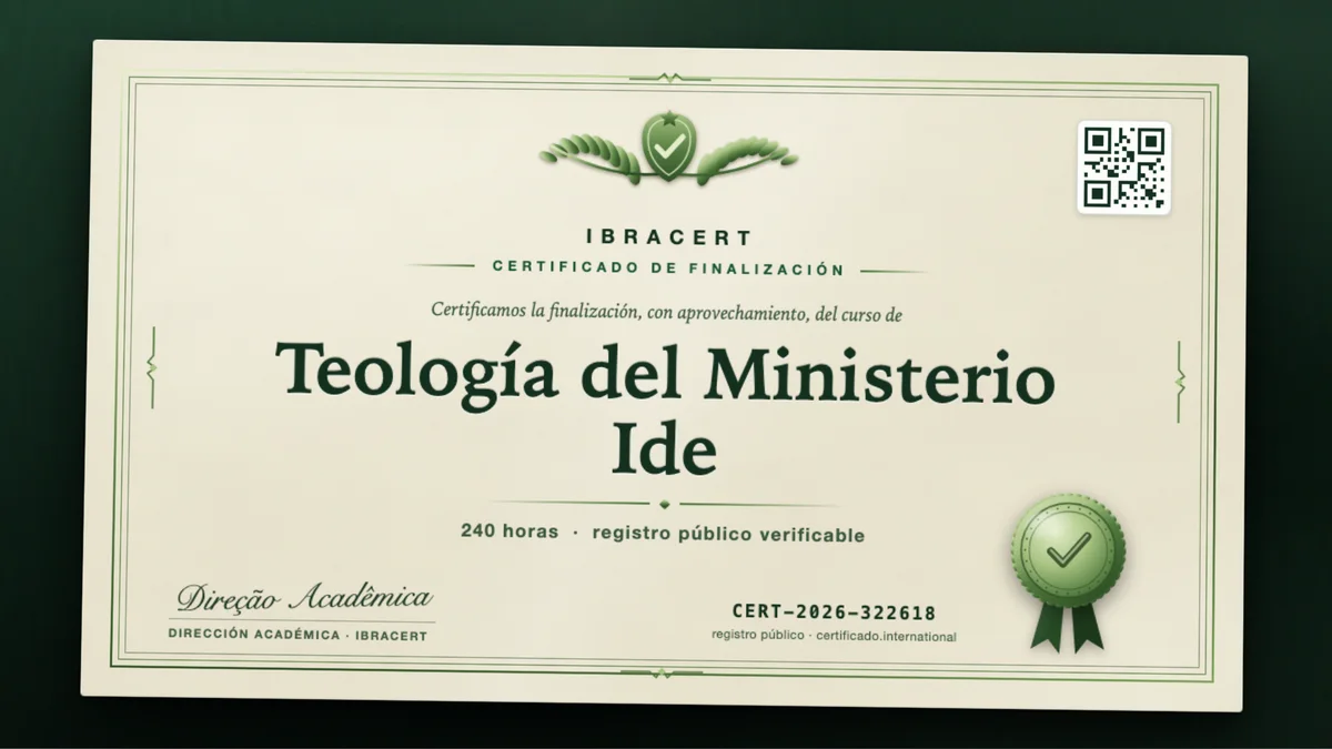 Portada del curso Teología del Ministerio Ide