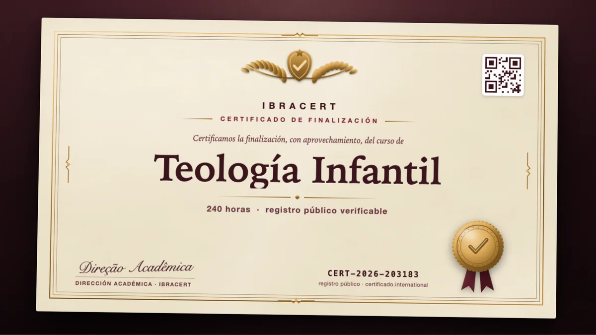 Portada del curso Teología Infantil