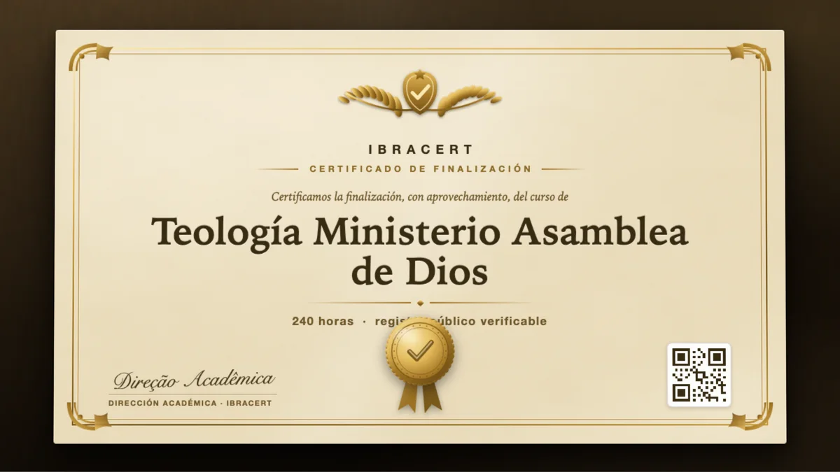Portada del curso Teología Ministerio Asamblea de Dios