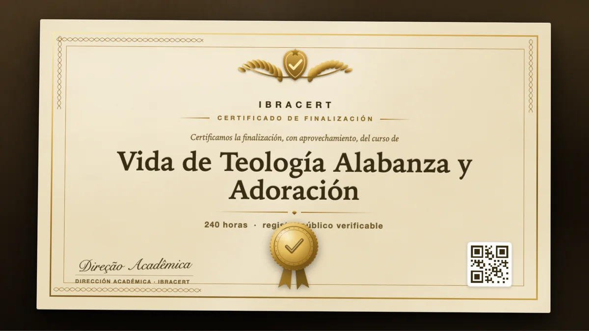 Portada del curso Vida de Teología Alabanza y Adoración