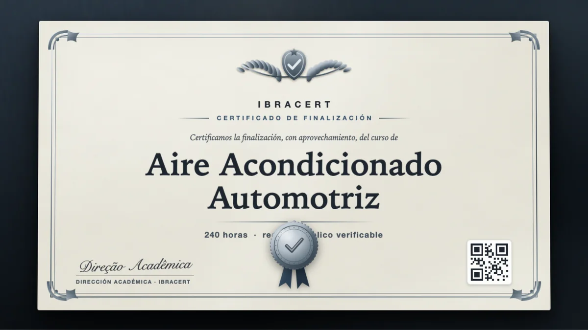 Portada del curso Aire Acondicionado Automotriz