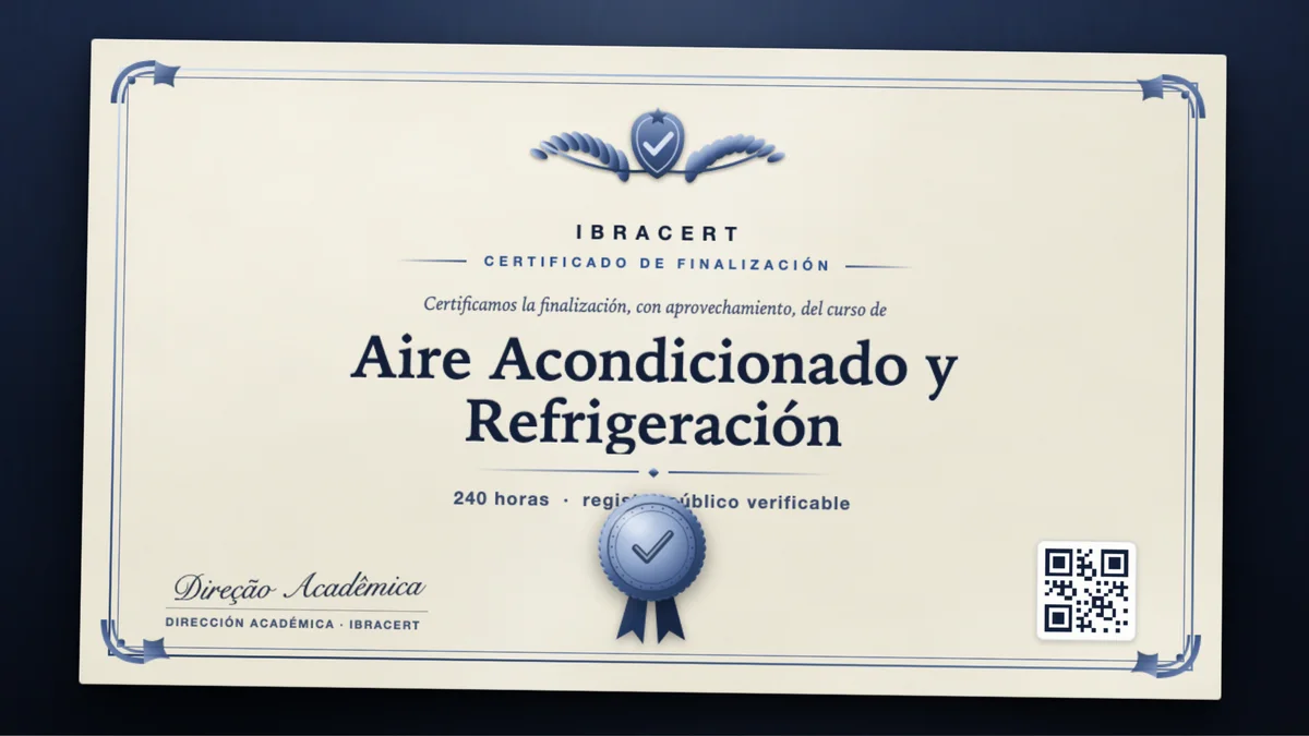 Portada del curso Aire Acondicionado y Refrigeración