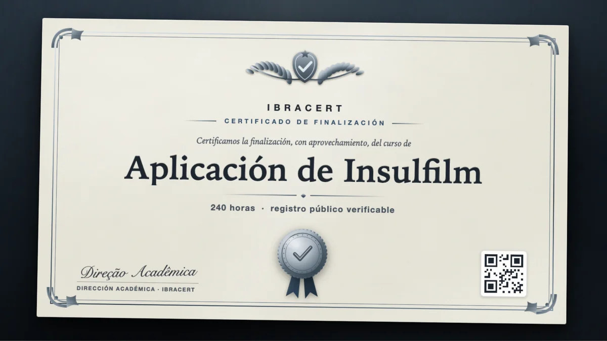Portada del curso Aplicación de Insulfilm