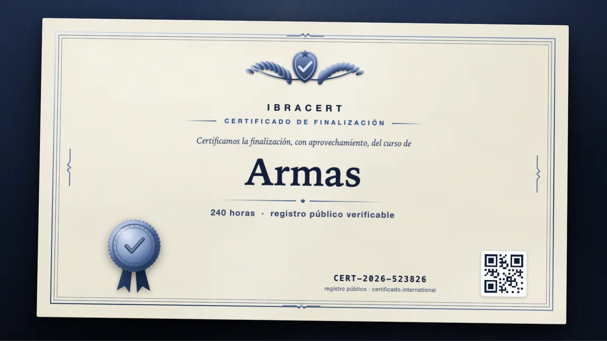 Portada del curso Armas