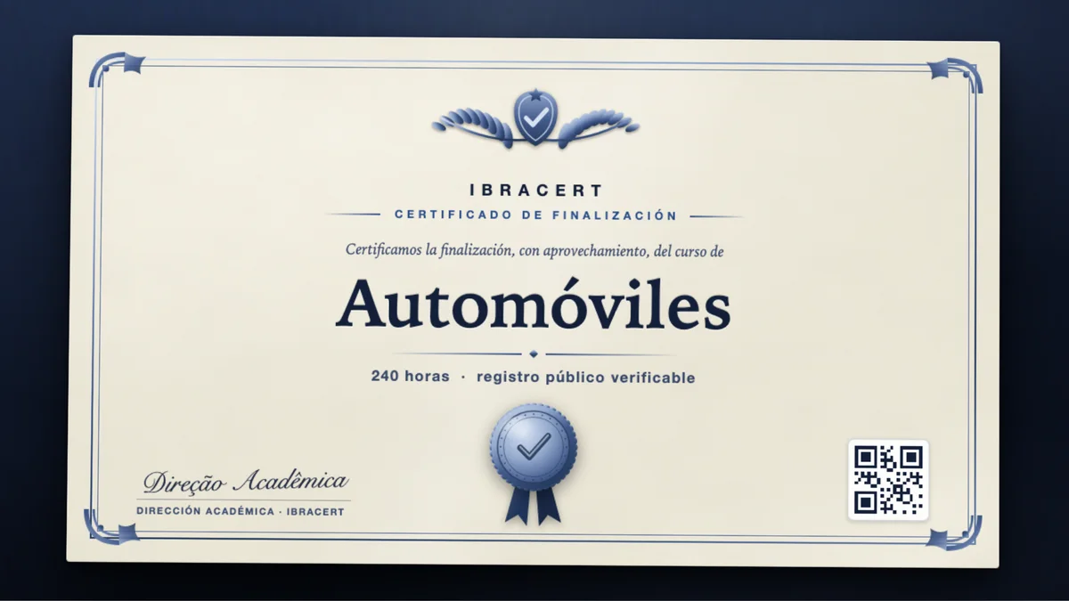 Portada del curso Automóviles
